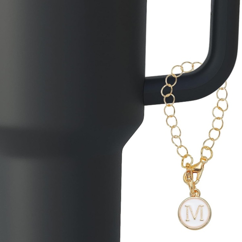 Letter M charm. Perfect Stanley Tumblers. Cute Accessory. NWT
